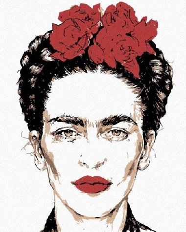 Malování podle čísel 40 x 50 cm - Frida Kahlo - neuveden
