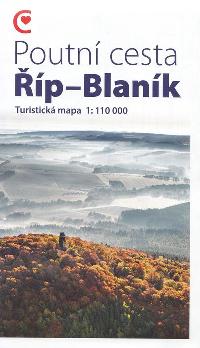 Poutn cesta p-Blank - Turistick mapa 1:110 000 - Cesta eska