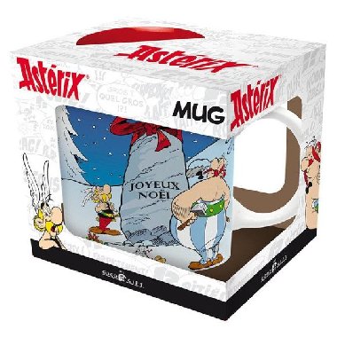 Asterix a Obelix keramick hrnek 320 ml - Joyeux Noel - neuveden