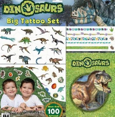 Velký set s tetováním - Dinosauři