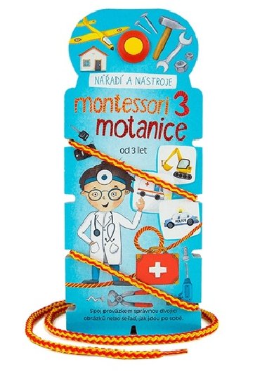 Montessori motanice 3 Nářadí a nástroje - Modrý slon
