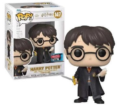 Funko POP Movies: Harry Potter - Harry Potter w/Gryffindor sword and Basilisk fang (NY Comic Con shared exclusives) - neuveden