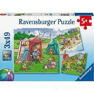 Ravensburger Puzzle Obnovitelná energie 3x49 dílků - neuveden