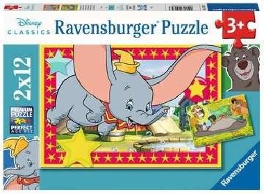 Ravensburger Puzzle Disney Pohádková zvířátka 2x12 dílků - neuveden