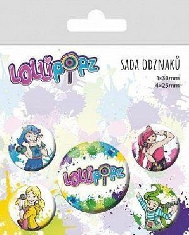 Lollipopz - set odznak - neuveden