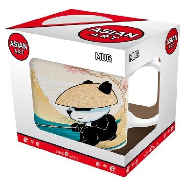 Surfing Panda keramick hrnek 320 ml - Asian Art - neuveden