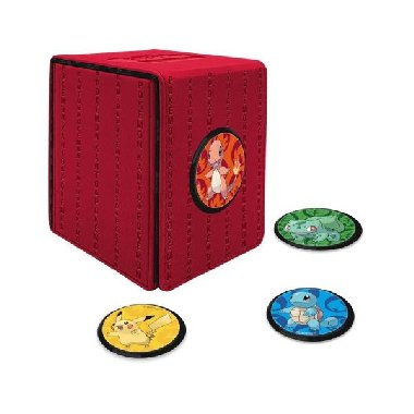 Pokémon UltraPRO: Kanto Alcove Click Deck Box - koženková krabička na karty - neuveden
