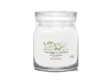 YANKEE CANDLE White Gardenia svíčka 368g / 2 knoty (Signature střední) - neuveden