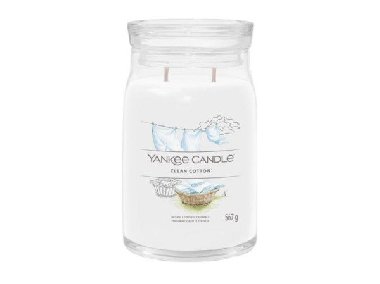 YANKEE CANDLE Clean Cotton svka 567g / 5 knot (Signature velk) - neuveden