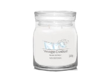 YANKEE CANDLE Clean Cotton svka 368g / 2 knoty (Signature stedn) - neuveden