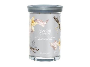 YANKEE CANDLE Smoked Vanilla & Cashmere svíčka 567g / 5 knotů (Signature tumbler velký ) - neuveden
