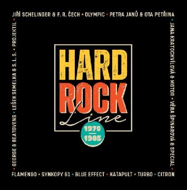 Hard Rock Line 1970-1985 - 2 CD - Ji Schelinger; Frantiek Ringo ech; Petr Janda