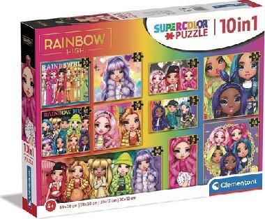 Puzzle Rainbow High 10v1
