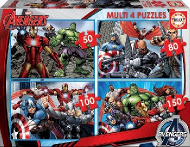 Puzzle Avengers 4v1 - Educa