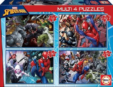 Puzzle Spiderman 4v1 - Educa