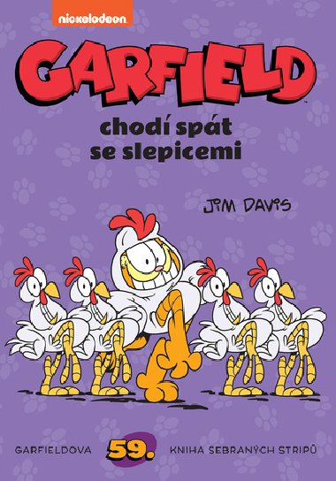 Garfield chod spt se slepicemi - Jim Davis