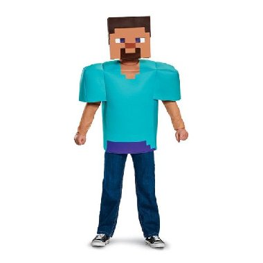 Minecraft kostým Steve 10-12 let - neuveden
