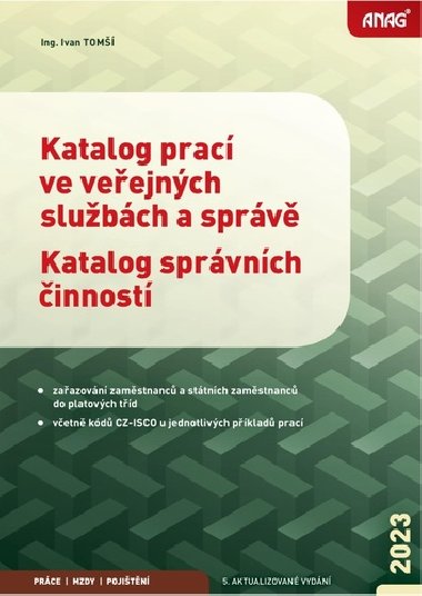 Katalog prac ve veejnch slubch a sprv 2023 - Ivan Tom