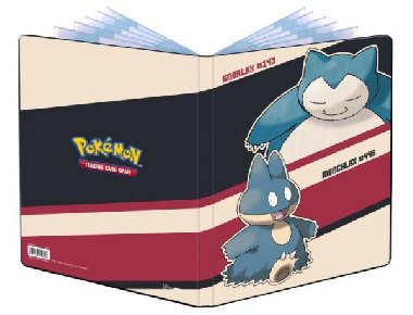 Pokémon: A4 album na 180 karet - Snorlax and Munchlax - neuveden