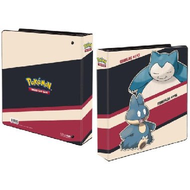 Pokémon: Kroužkové album na stránkové obaly 25 x 31,5 cm - Snorlax and Munchlax - neuveden