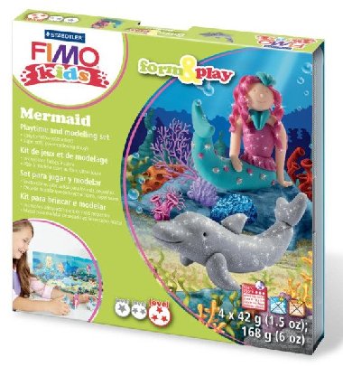 FIMO sada kids Form & Play - Mořské víly - neuveden, neuveden