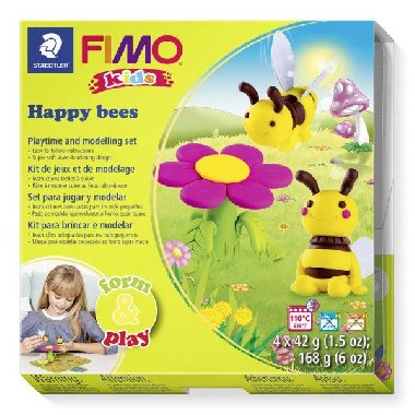 FIMO sada kids Form & Play - Šťastné včelky - neuveden, neuveden
