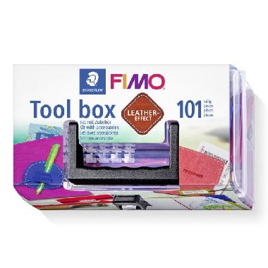 FIMO sada a toolbox - Leather efekt - neuveden, neuveden