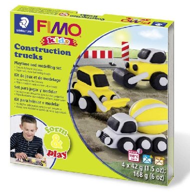 FIMO sada kids Form & Play - Stavební auta - neuveden, neuveden