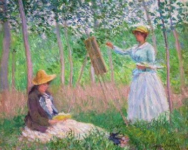 Sada pro křížkové vyšívání - Monet: V lese u Giverny 32 x 40 cm - neuveden, neuveden