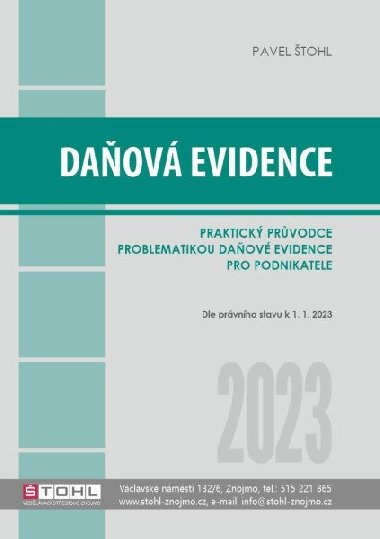 Daov evidence 2023 - praktick prvodce - tohl Pavel