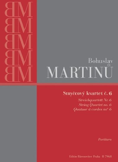 Smycov kvartet . 6 - Bohuslav Martin