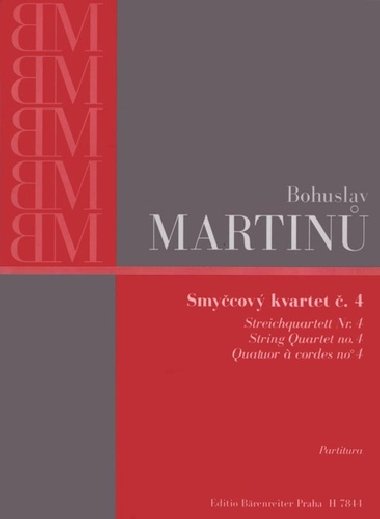 Smycov kvartet . 4 - Bohuslav Martin