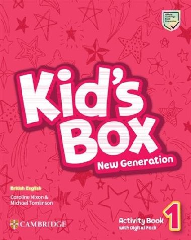 Kid´s Box New Generation 1 Activity Book with Digital Pack British English - Nixon Caroline, Tomlinson Michael