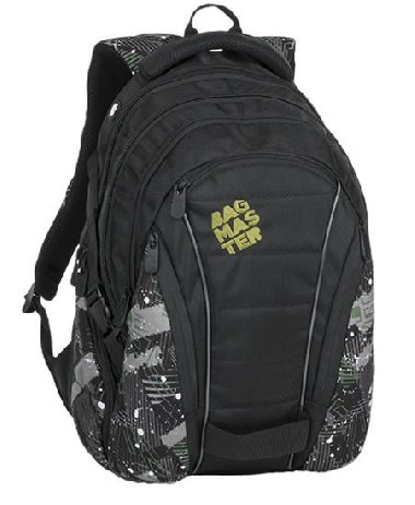 Bagmaster Studentský batoh BAG 9 G GREEN/GRAY/BLACK - neuveden