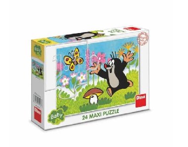 Puzzle Krtek a houba 24 dílků maxi - neuveden