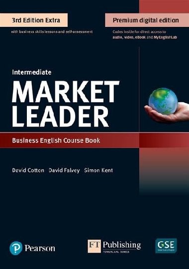 Market Leader Intermediate Student´s Book with eBook, QR, MyLab and DVD Pack, Extra, 3rd Edition - Cotton David, Falvey David, Kent Simon