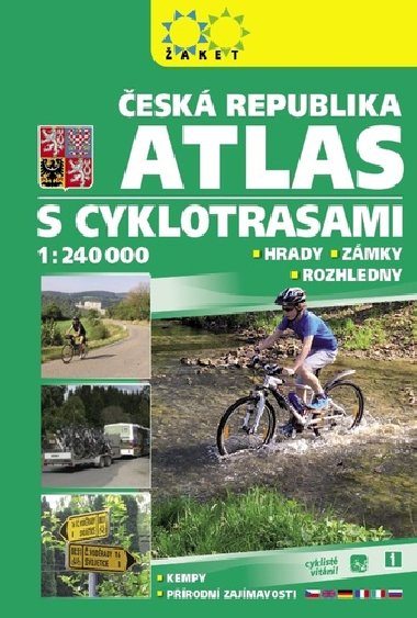 Atlas Česká republika s cyklotrasami 1:240 000 - Žaket