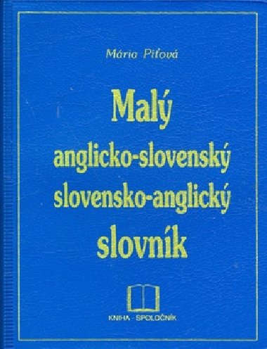 MAL ANGLICKO - SLOVENSK, SLOVENSKO - ANGLICK SLOVNK PVC - Mria Piov