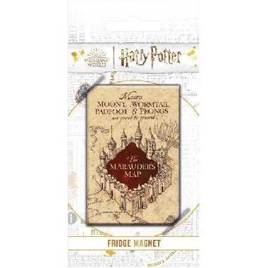 Harry Potter Pobertův plánek - magnet - neuveden