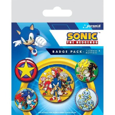Sonic - set odznaků - neuveden