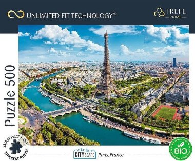 Trefl Puzzle UFT Cityscape: Paříž, Francie 500 dílků