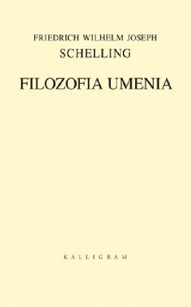 FILOZOFIA UMENIA - Friedrich W.J. Schelling
