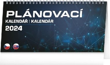 Plánovací kalendář CZ/SK 2024 - stolní kalendář