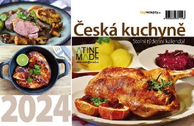 Kalendář 2024 Česká kuchyně, stolní, týdenní, 225 x 150 mm - neuveden