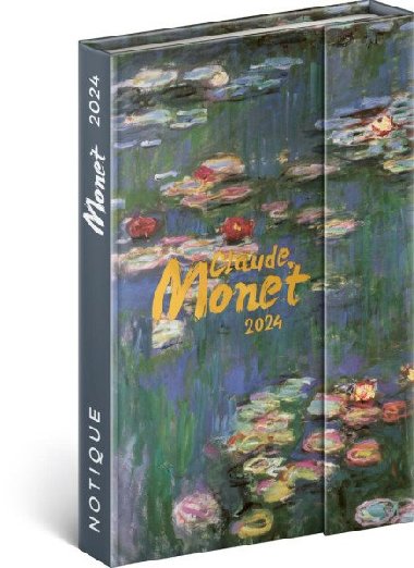 Di 2024: Claude Monet - tdenn, magnetick, 11  16 cm - Presco