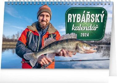 Rybářský kalendář 2024 - stolní kalendář - Presco