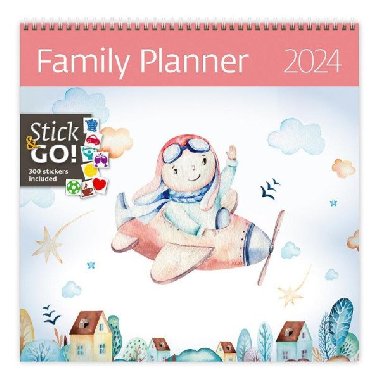 Kalend nstnn 2024 - Family Planner - Helma