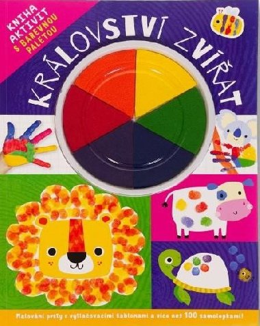 Království zvířat - Kniha aktivit s barevnou paletou - Svojtka