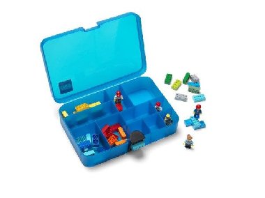 LEGO Úložný box s přihrádkami - modrá - neuveden