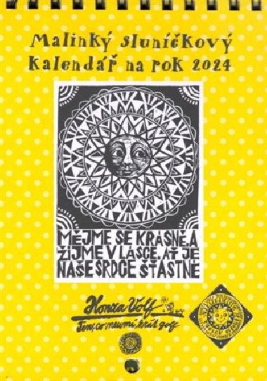 Malink slunkov kalend na rok 2024 - nstnn - Honza Volf